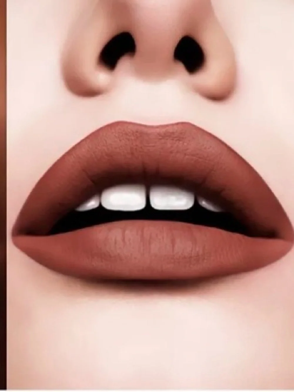 Pat McGrath Matte Trance Lipstick shade 1995 warm light nude.